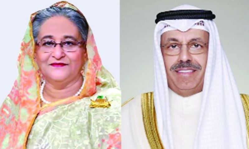 Kuwait PM holds telephone call with Sheikh Hasina expressing satisfaction over bilateral relations