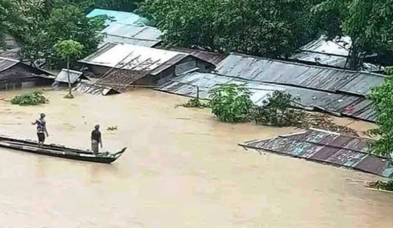 Bandarban submerged following heavy rain