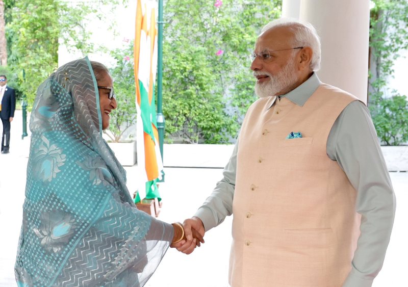 Sheikh Hasina seeks Modi's help in speedy repatriation of Rohingyas