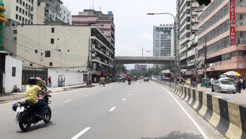 Dhaka roads still empty, no traffic jam seen