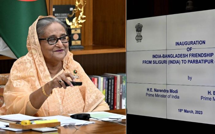 Maitri pipeline is a milestone in the development of cooperation between the two countries: Hasina