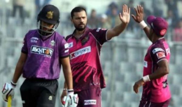 Mashrafe's team lose by big margin in the first match in Sylhet leg