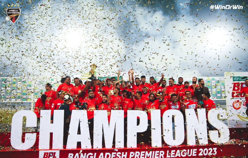 BPL: Comilla Victorians lift trophy for second consecutive time