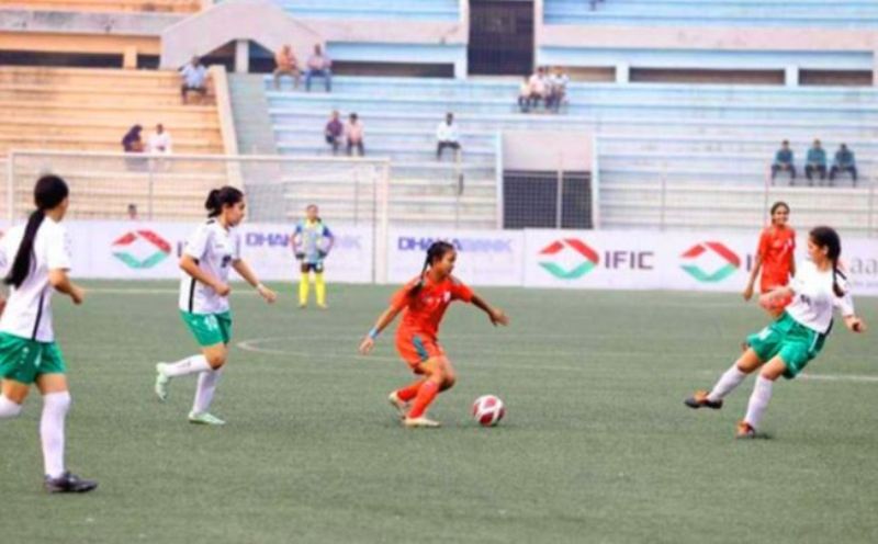 Bangladesh girls score 4 goals against Turkmenistan