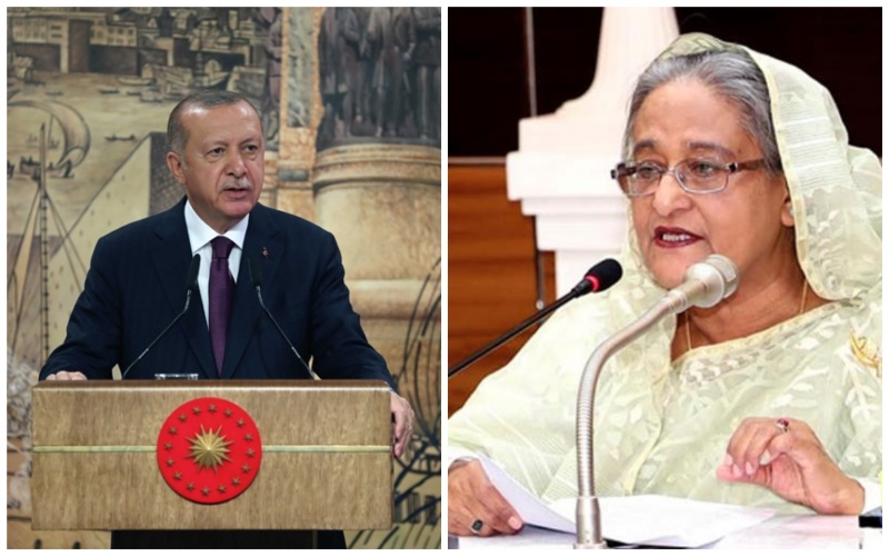 Sheikh Hasina, Turkish President Recep Tayyip Erdogan vow to strengthen bilateral relationships Sheikh Hasina, Turkish President Recep Tayyip Erdogan vow to strengthen bilateral relationships