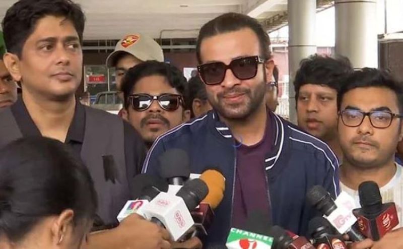 Shakib Khan returns home from USA