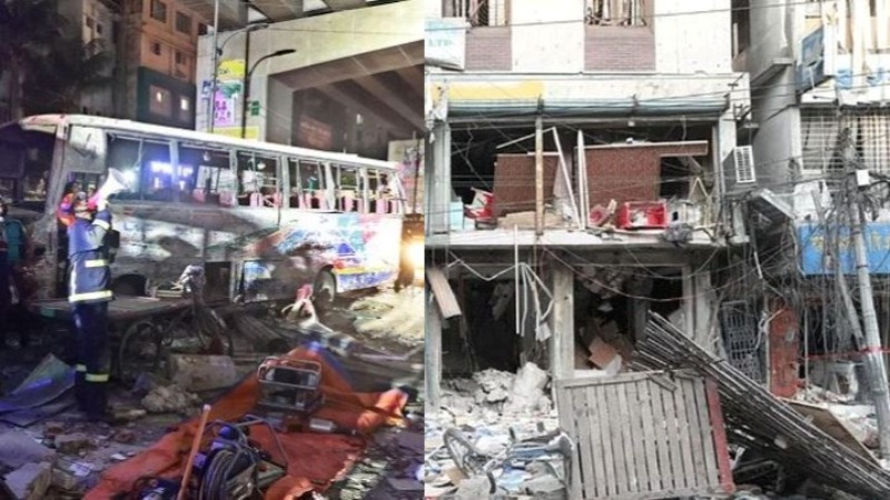The Mogbazar blast was repeated in Siddik Bazar