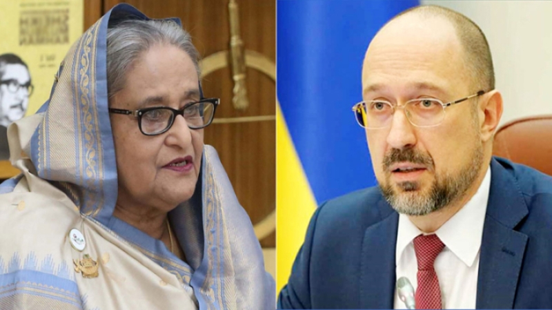 Ukrainian PM talks to Sheikh Hasina on phone call