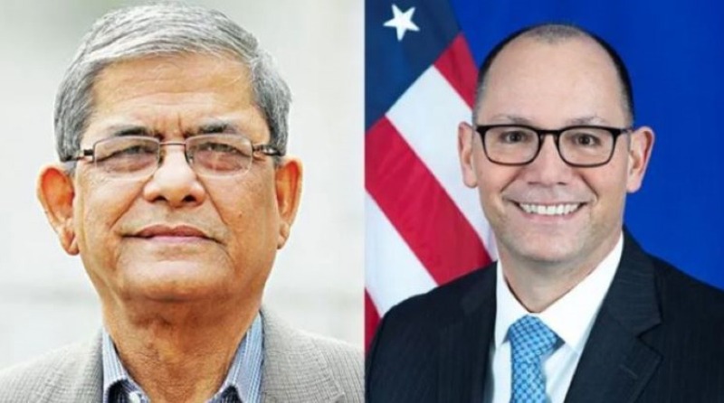 BNP Secretary General Mirza Fakhrul at the US Ambassador's residence