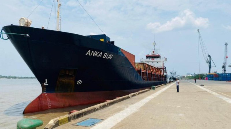 Anka Sun reaches Mongla port with goods for Rooppur Power Plant