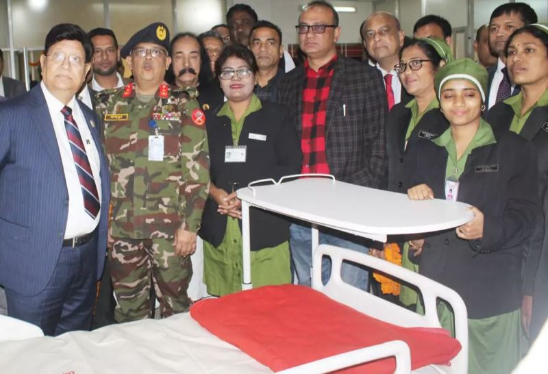 Foreign Minister inaugurates 'Hridaye Bangabandhu' corner and two units at Osmani Hospital