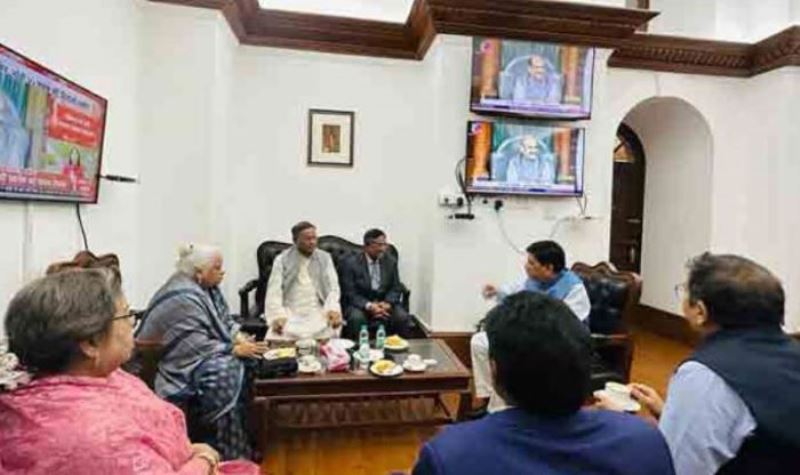 নয়াদিল্লীতে রাজ্যসভা নেতা পীযূষ গয়ালের সঙ্গে আওয়ামী লীগ প্রতিনিধি দলের বৈঠক নয়াদিল্লীতে রাজ্যসভা নেতা পীযূষ গয়ালের সঙ্গে আওয়ামী লীগ প্রতিনিধি দলের বৈঠক