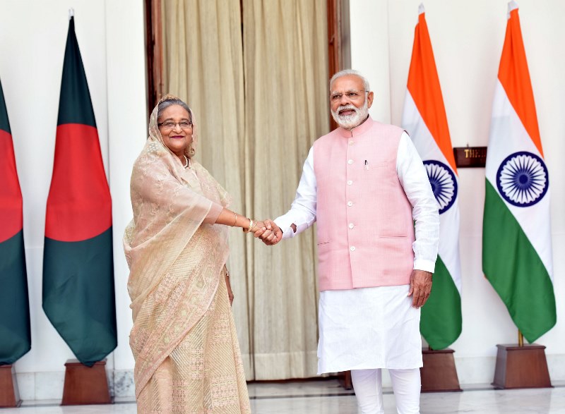 Sheikh Hasina-Narendra Modi meeting in New Delhi on Friday