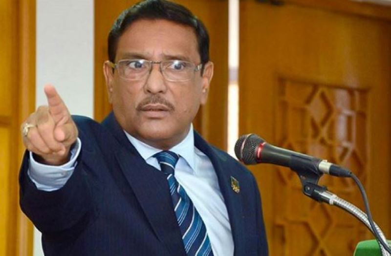 BNP drowning in despair after getting no response from foreigners: Obaidul Quader