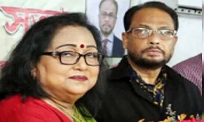 GM Quader and his wife took nomination papers for two seats in Dhaka