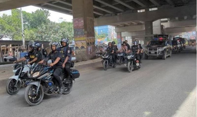 RAB increases security patrolling in Dhaka