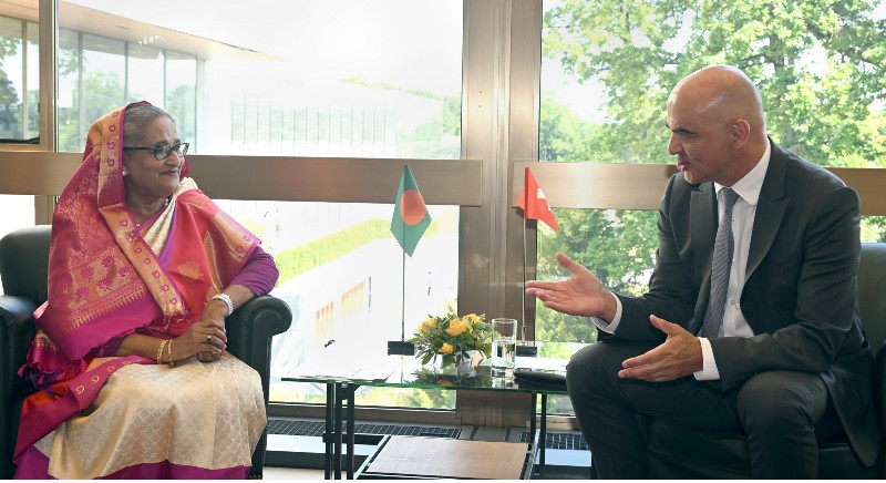 PM Hasina calls for more Swiss investment in Bangladesh