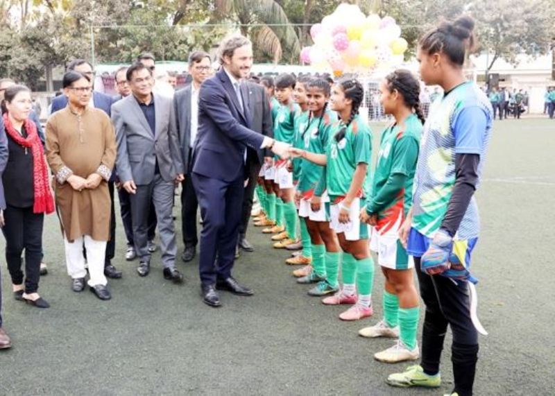 Argentina Foreign Minister visits Bangladesh Football Federation