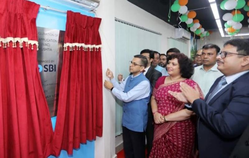 Pranay Verma inaugurates Indian Visa Application Centre in Kushtia