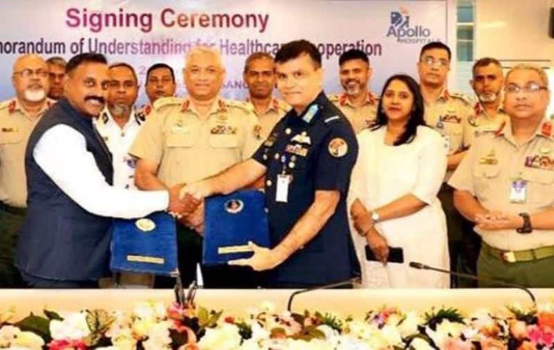 Apollo Hospitals Group India signs agreement with Army Welfare Organization