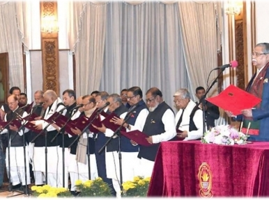 PM Sheikh Hasina keeps six ministries under her charge