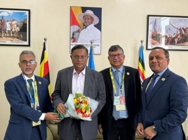 Foreign Minister arrives in Uganda to represent Bangladesh at NAM and South summits