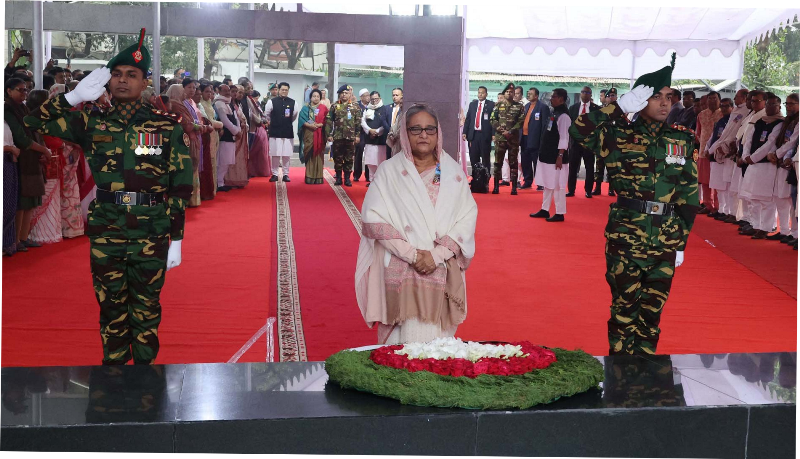 PM pays tribute on Bangabandhu's Homecoming Day