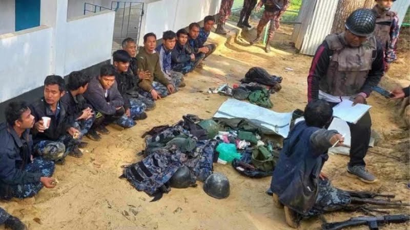 Number of Myanmar border guards fleeing to Bangladesh rises to 117