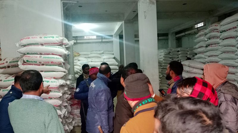 Naogaon: Trader held for illegally stocking goods worth Tk 2 cr for Ramadan