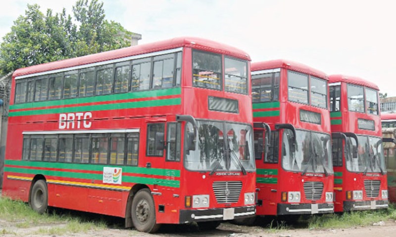 BRTC bus crushes and kills four people in Rangpur