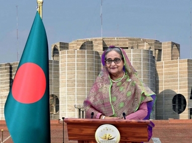 Sheikh Hasina attends Chinese conference via video conferene