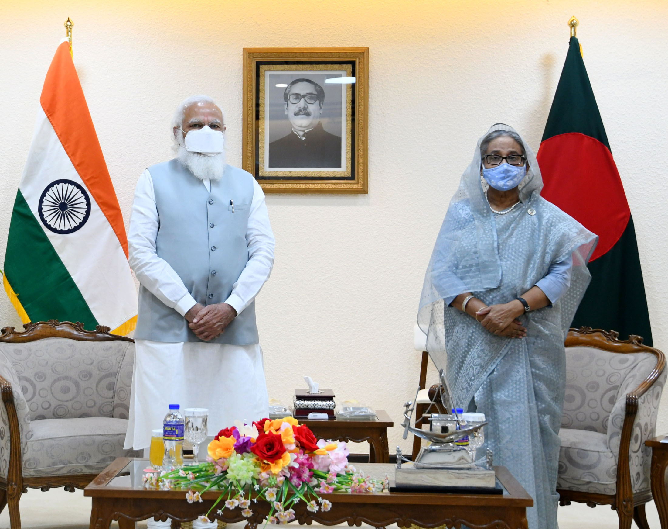 Bangladesh PM Sheikh Hasina meets Narendra Modi