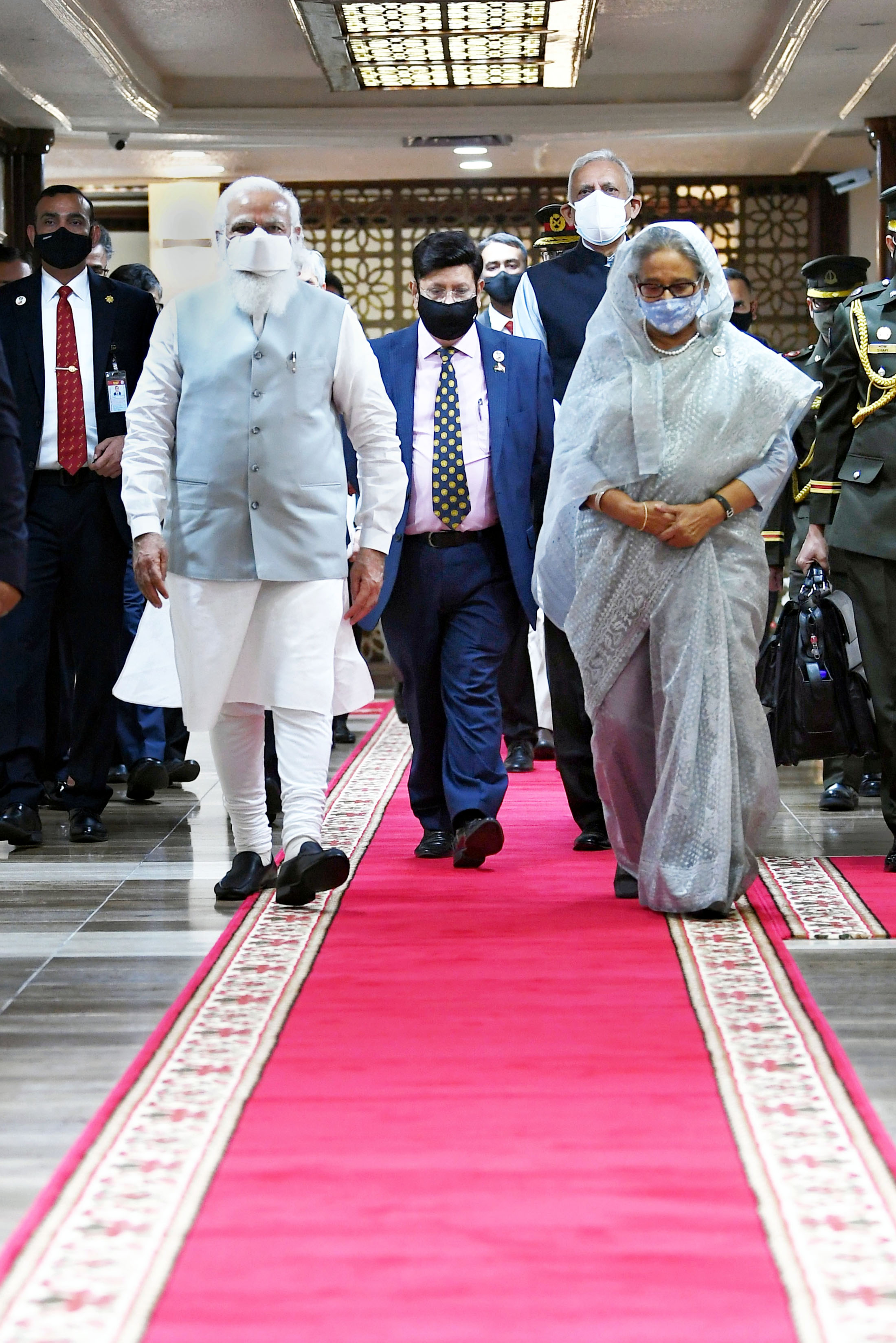 Bangladesh PM Sheikh Hasina meets Narendra Modi