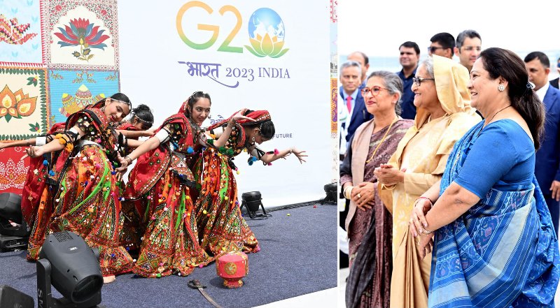 PM Sheikh Hasina arrives in India's New Delhi to attend G-20 Summit