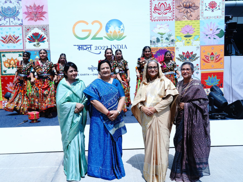 PM Sheikh Hasina arrives in India's New Delhi to attend G-20 Summit